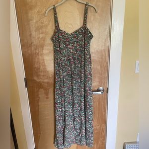 Natural life flowy printed dress